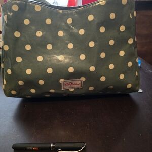 Cath Kidston Green Polka Dot Women's Bag